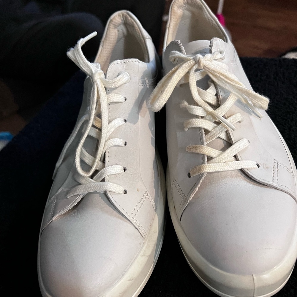 Ecco Women's White Sneakers